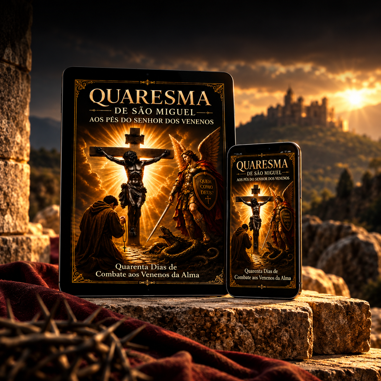 E-book “Quaresma de São Miguel aos Pés do Senhor dos Venenos”
